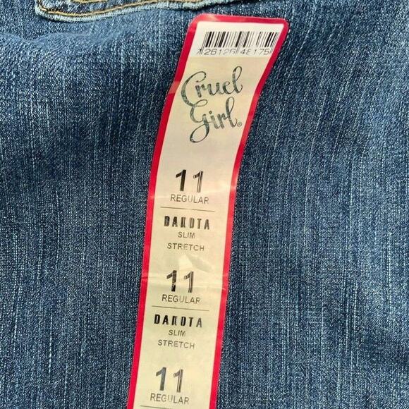 Cruel Girl Dakota Jeans Womens 11 Regular Slim Stretch Dark Wash Streetwear NWT - Picture 11 of 12